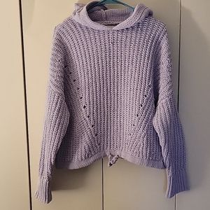 Lucky Brand lilac hooded sweater